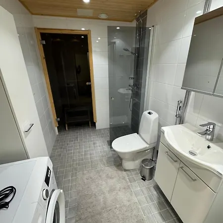 Lapland With Private Sauna, Wifi And Parking Next To The Railway Station Lejlighed *