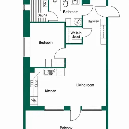 Lapland I With Private Sauna, Wifi And Parking Next To The Railway Station Appartement